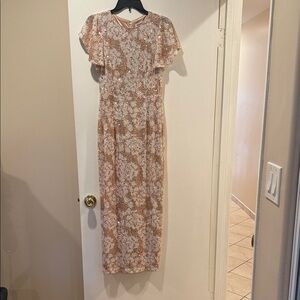 Elegant Floral Lace Dress